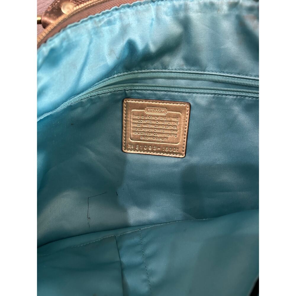 COACH Bundle of 3 - Project Bags - Poppy Glam, Turnlock & Metallic Totes - FAIR - Picture 5 of 10